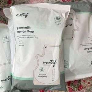 Breastmilk Storage Bags - White